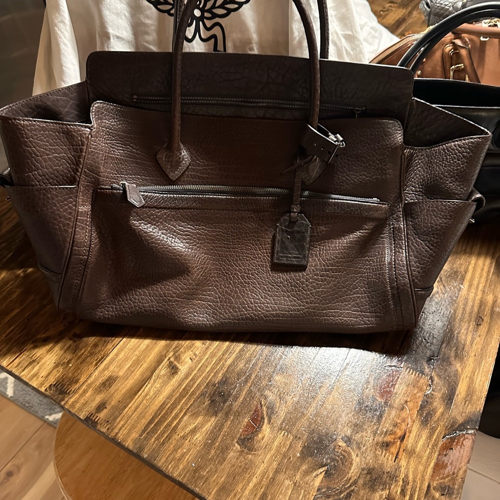 Reed krakoff Trans Atlantique buffalo leather fully leather lined in goat skin